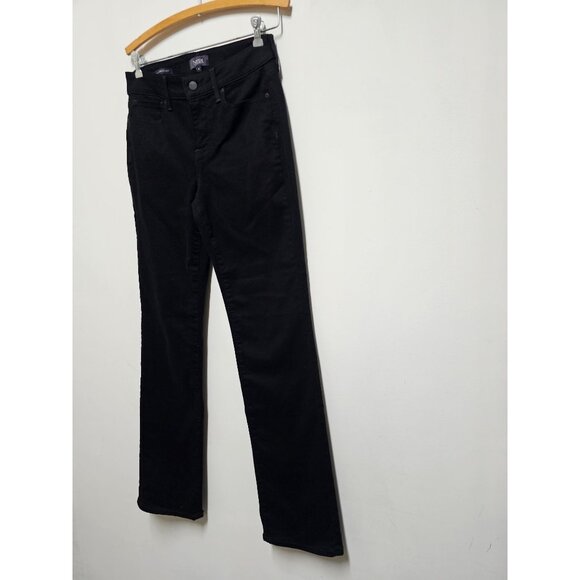 NYDJ Women's Marilyn Straight Leg Jeans Black Tag Size 4 - Picture 3 of 6